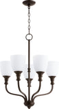 Quorum - 6811-5-86 - Five Light Chandelier - Richmond - Oiled Bronze