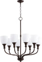 Quorum - 6811-8-86 - Eight Light Chandelier - Richmond - Oiled Bronze