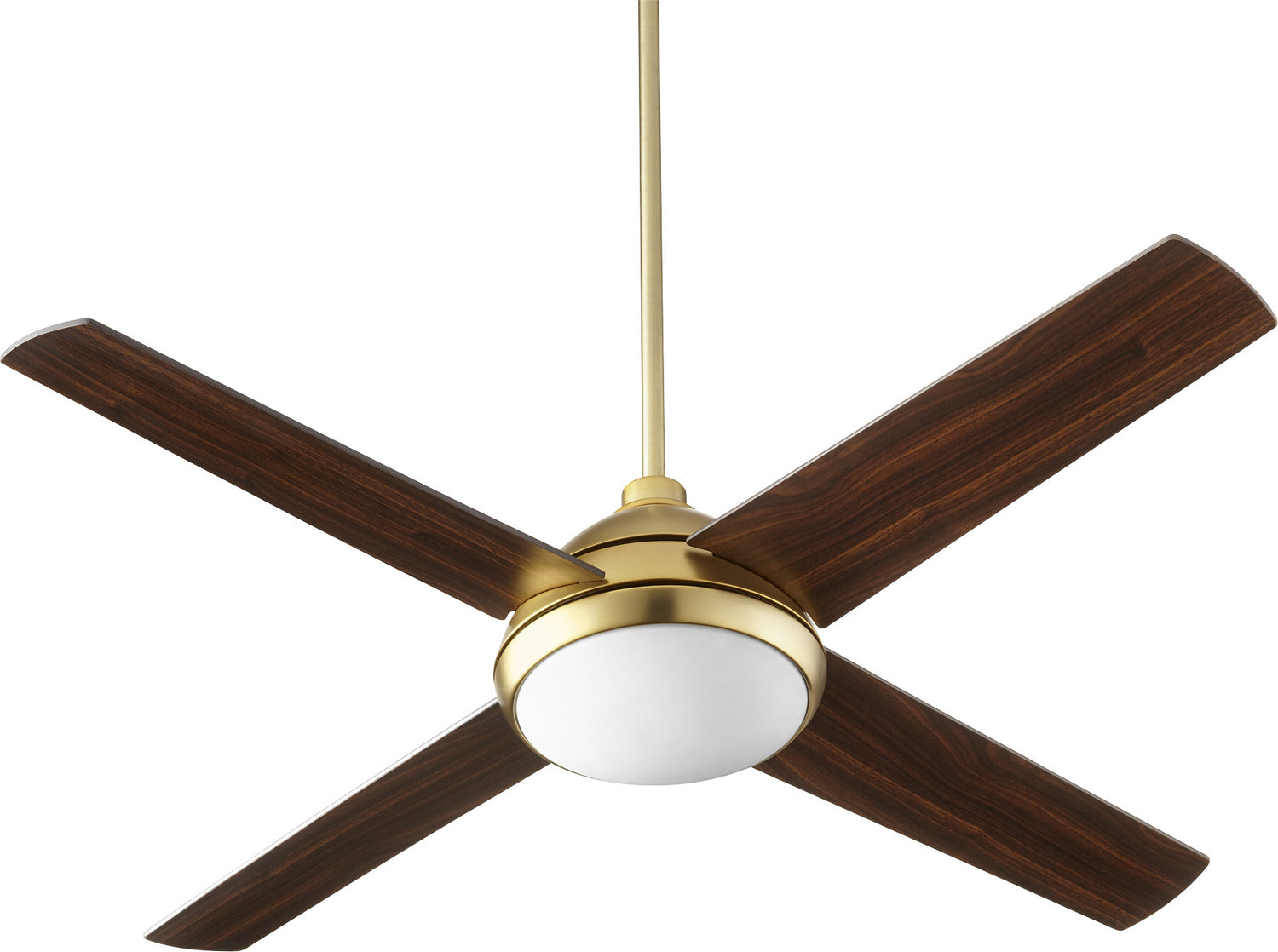 Quorum - 68524-80 - 52"Ceiling Fan - Quest - Aged Brass