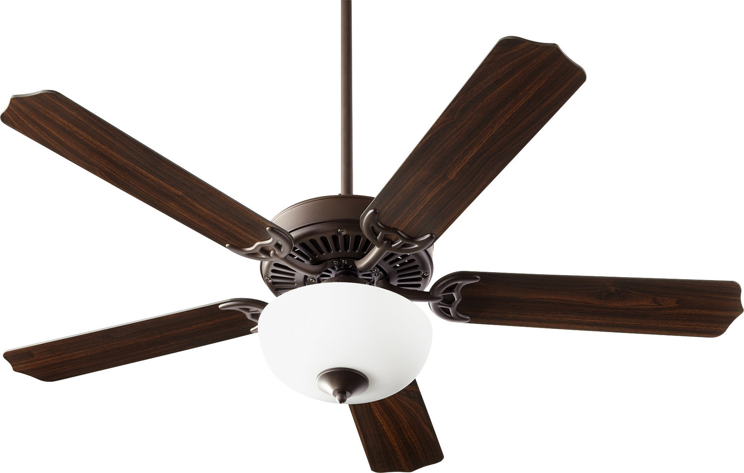 Quorum - 7525-9086 - 52"Ceiling Fan - Capri Viii - Oiled Bronze W/ Satin Opal