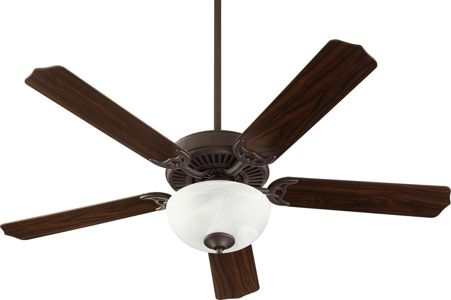 Quorum - 7525-9244 - 52"Ceiling Fan - Capri Viii - Toasted Sienna W/ Faux Alabaster