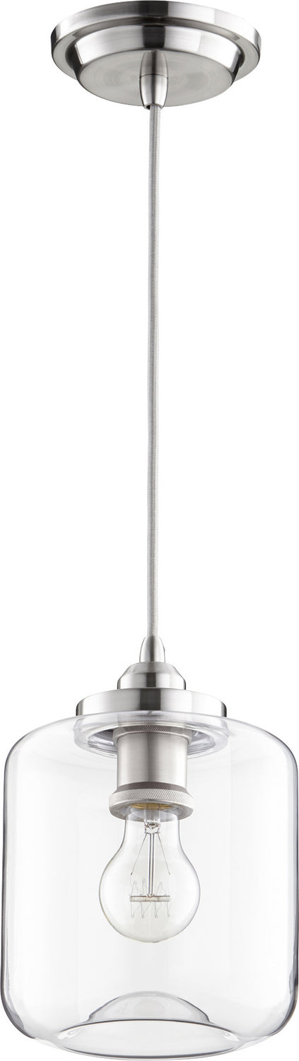 Quorum - 845-65 - One Light Pendant - Clear Filament Pendants - Satin Nickel