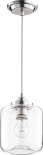 Quorum - 845-65 - One Light Pendant - Clear Filament Pendants - Satin Nickel