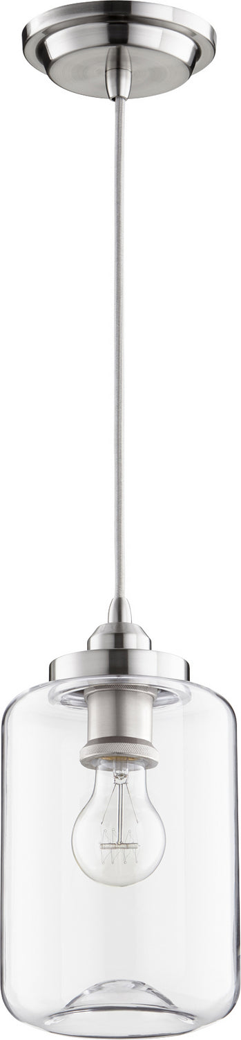 Quorum - 846-65 - One Light Pendant - Clear Filament Pendants - Satin Nickel