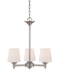 Designers Fountain - 15006-3-35 - Three Light Chandelier - Darcy - Brushed Nickel