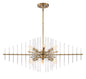 Designers Fountain - 90438-BAB - 12 Light Island Pendant - Reeve - Burnished Antique Brass