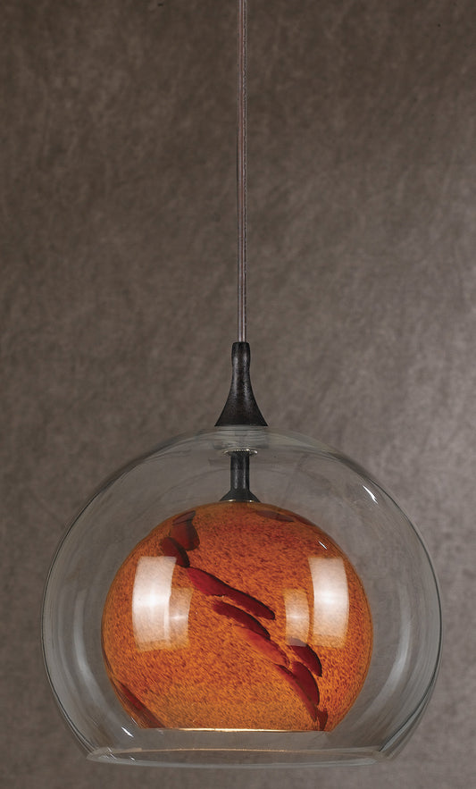 Cal Lighting - UP-1050/6-RU - One Light Pendant - UNI-PACK - Rust