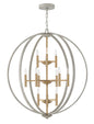 Hinkley - 3469CG - LED Foyer Chandelier - Euclid - Cement Gray