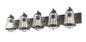 Z-Lite - 444-5V-BRZ - Five Light Vanity - Mariner - Bronze