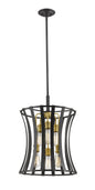 Z-Lite - 446-18BZGD - Six Light Pendant - Geist - Bronze Gold