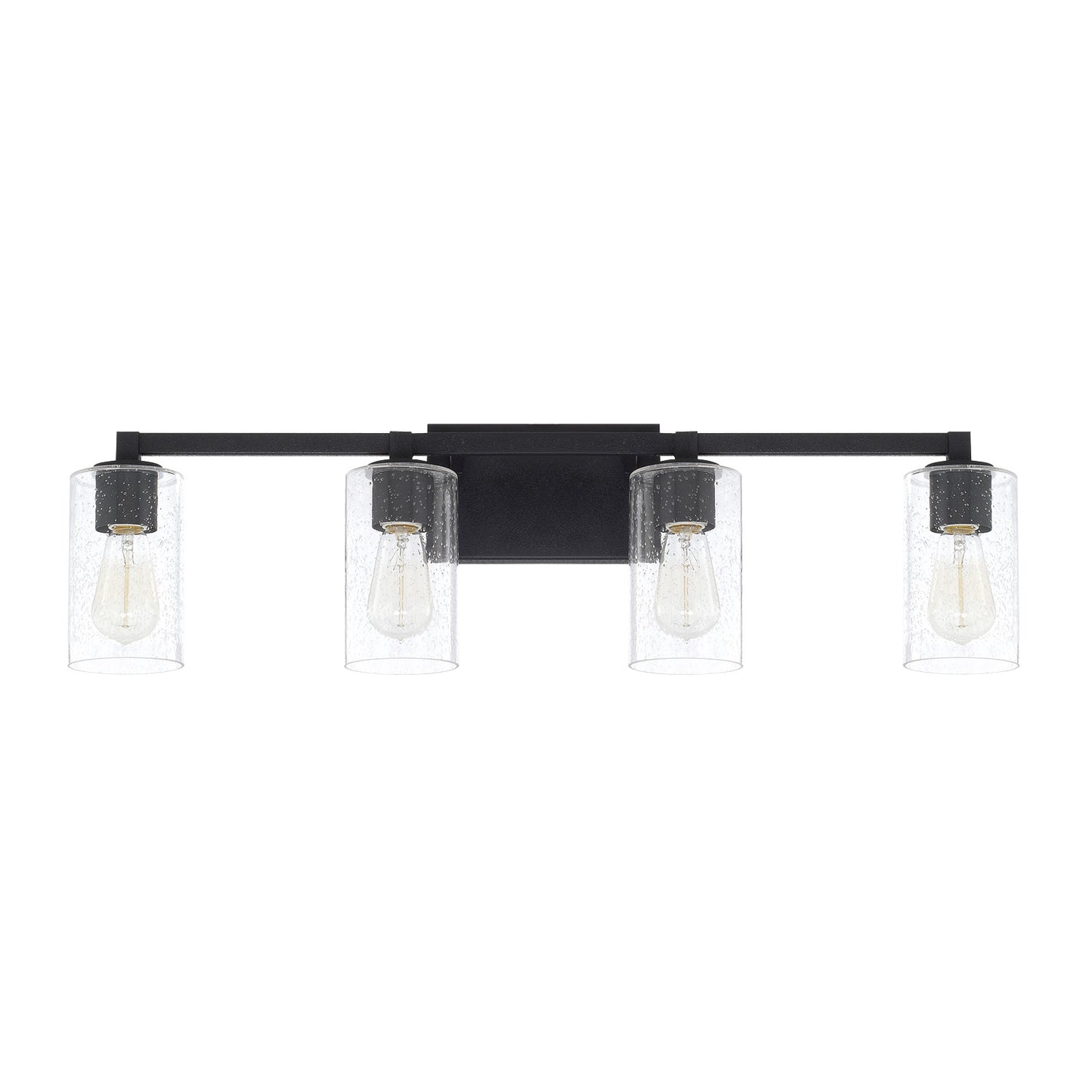 Capital Lighting - 119841BI-435 - Four Light Vanity - Ravenwood - Black Iron