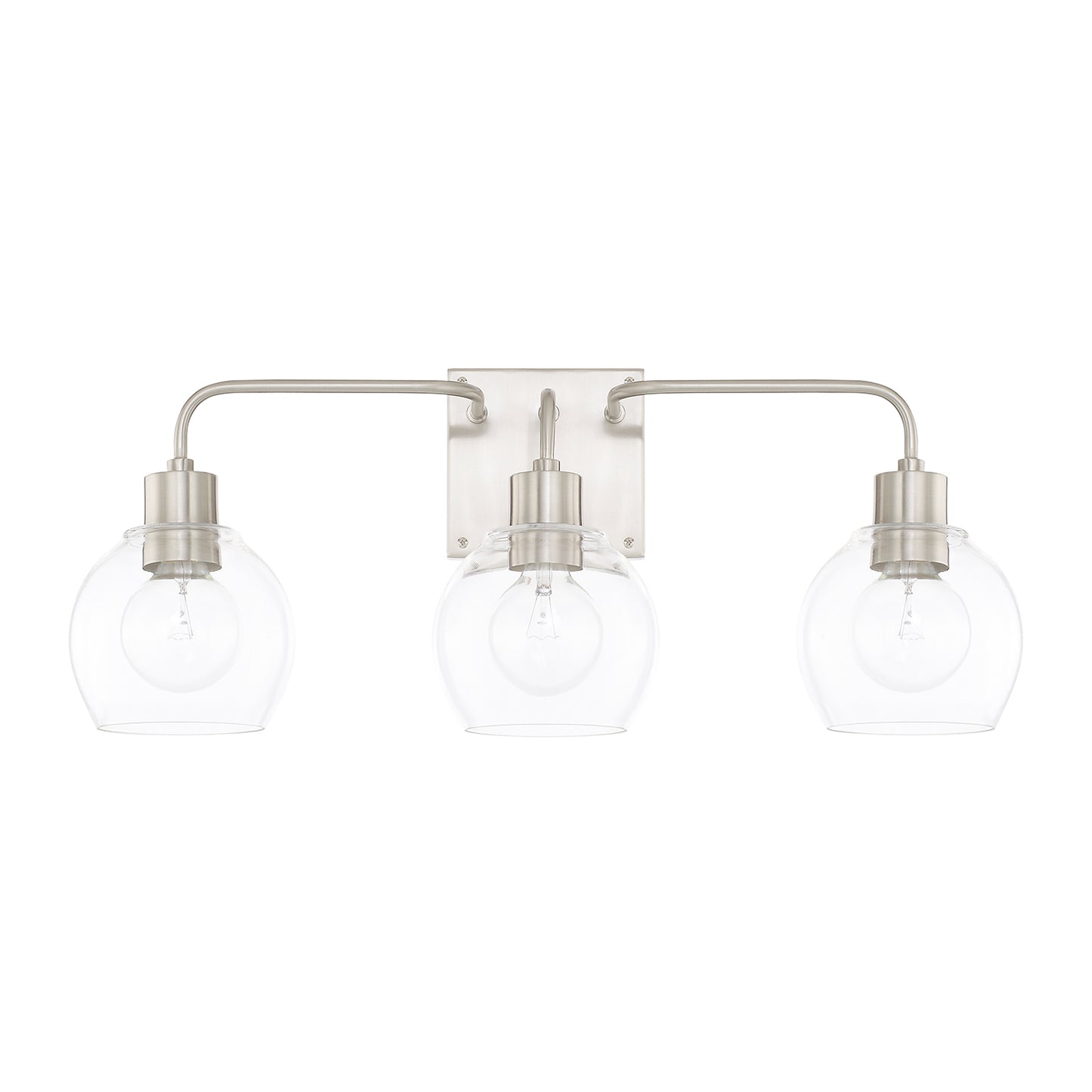 Capital Lighting - 120031BN-426 - Three Light Vanity - Tanner - Brushed Nickel