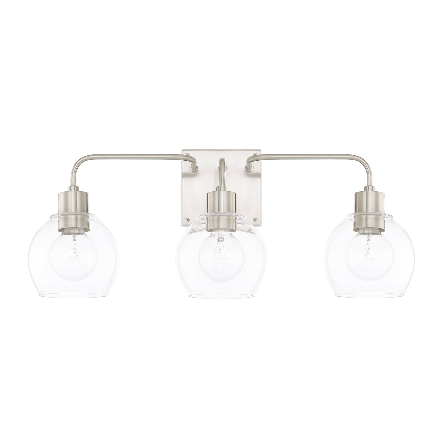 Capital Lighting - 120031BN-426 - Three Light Vanity - Tanner - Brushed Nickel