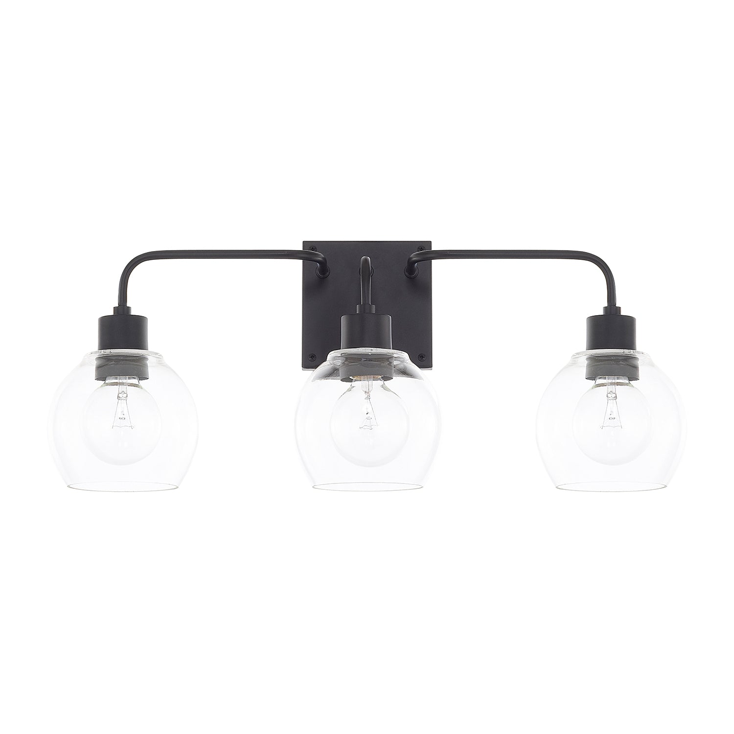 Capital Lighting - 120031MB-426 - Three Light Vanity - Tanner - Matte Black