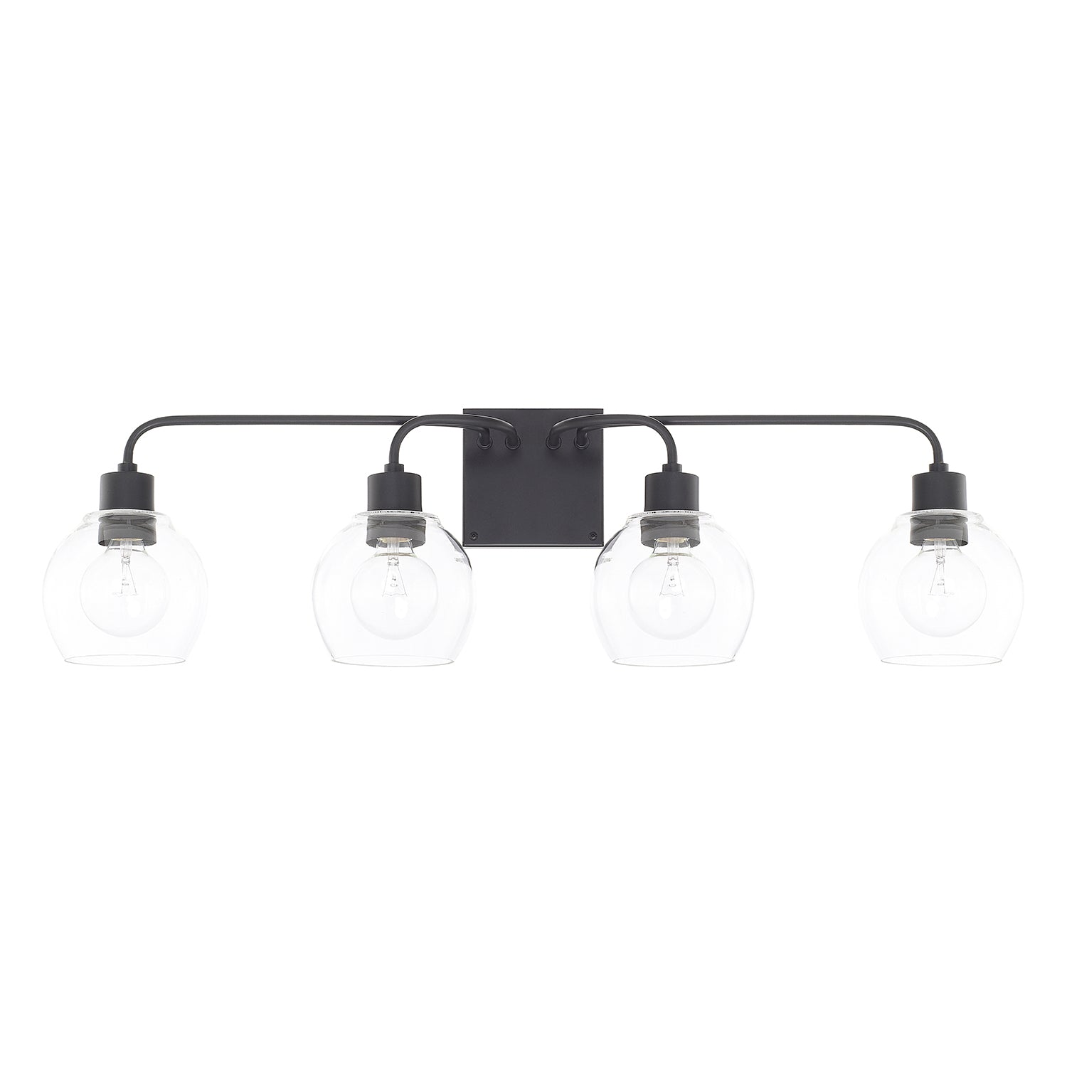 Capital Lighting - 120041MB-426 - Four Light Vanity - Tanner - Matte Black