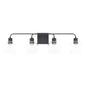 Capital Lighting - 120041MB-426 - Four Light Vanity - Tanner - Matte Black