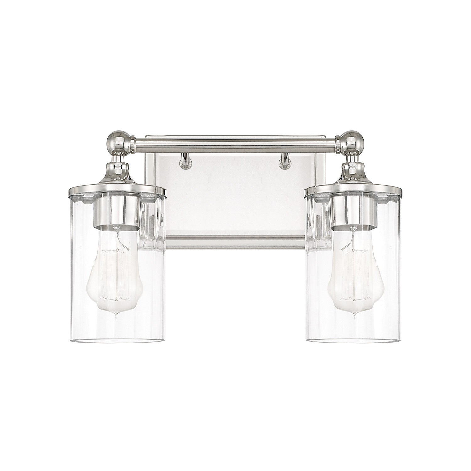 Capital Lighting - 120721PN-423 - Two Light Vanity - Camden - Polished Nickel