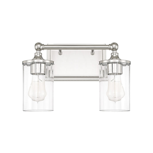 Capital Lighting - 120721PN-423 - Two Light Vanity - Camden - Polished Nickel