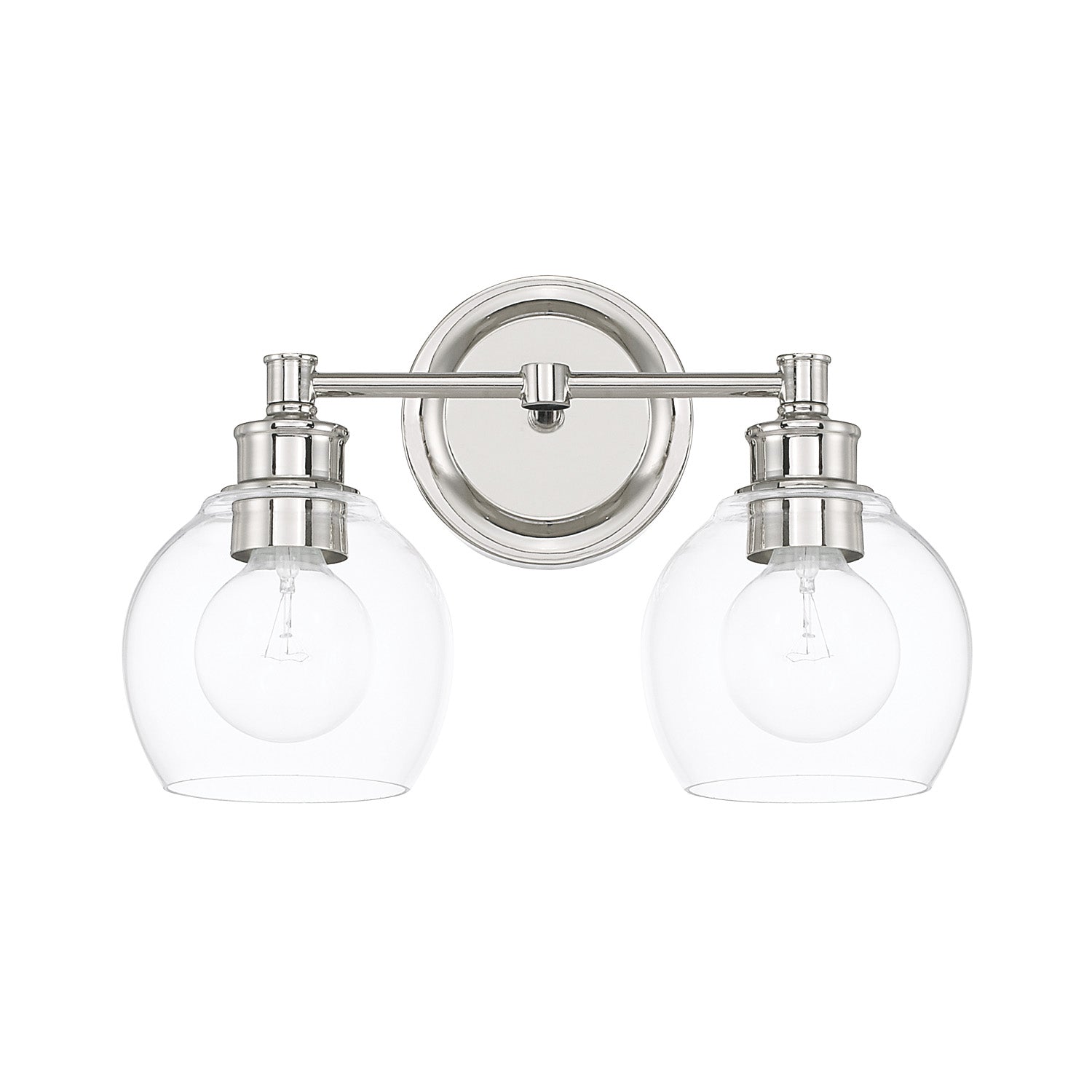 Capital Lighting - 121121PN-426 - Two Light Vanity - Mid Century - Polished Nickel