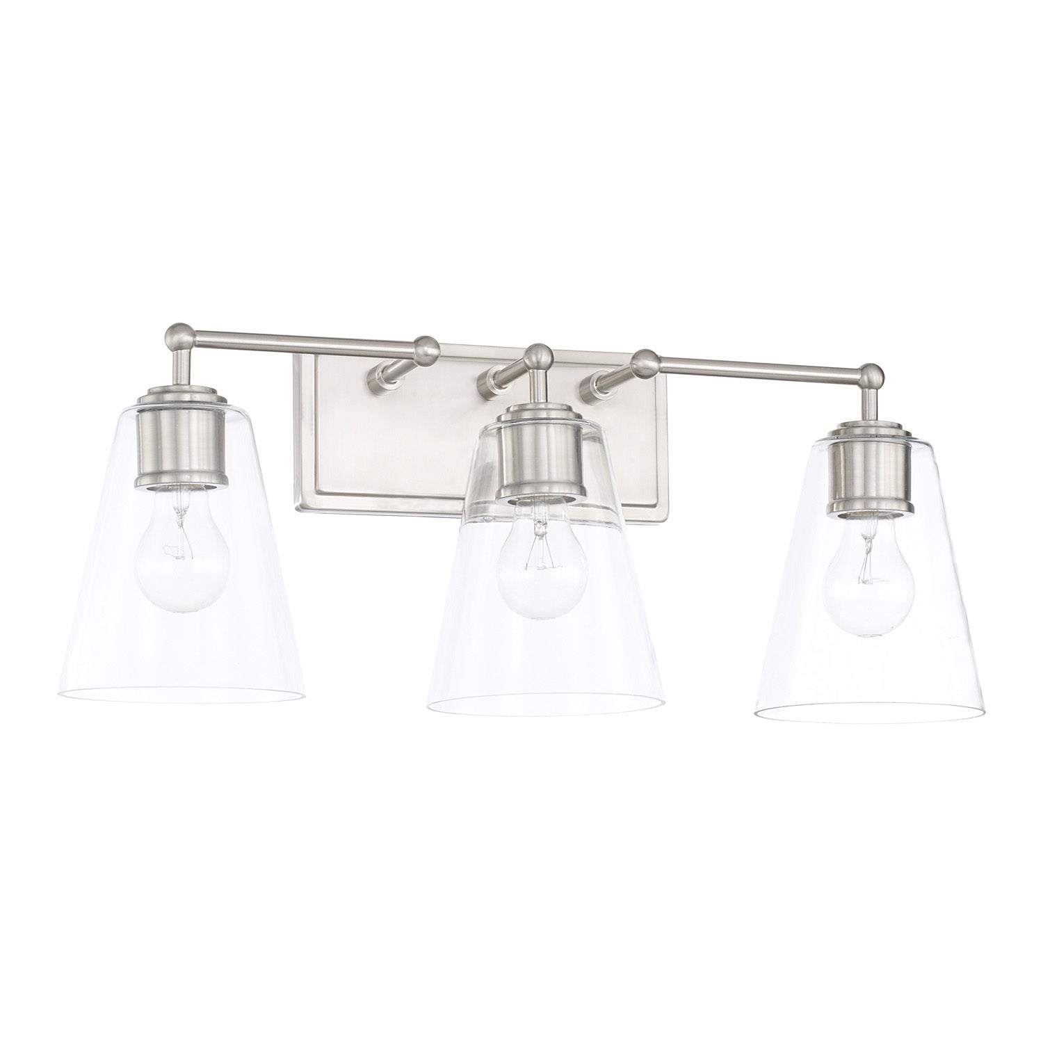 Capital Lighting - 121731BN-431 - Three Light Vanity - Murphy - Brushed Nickel