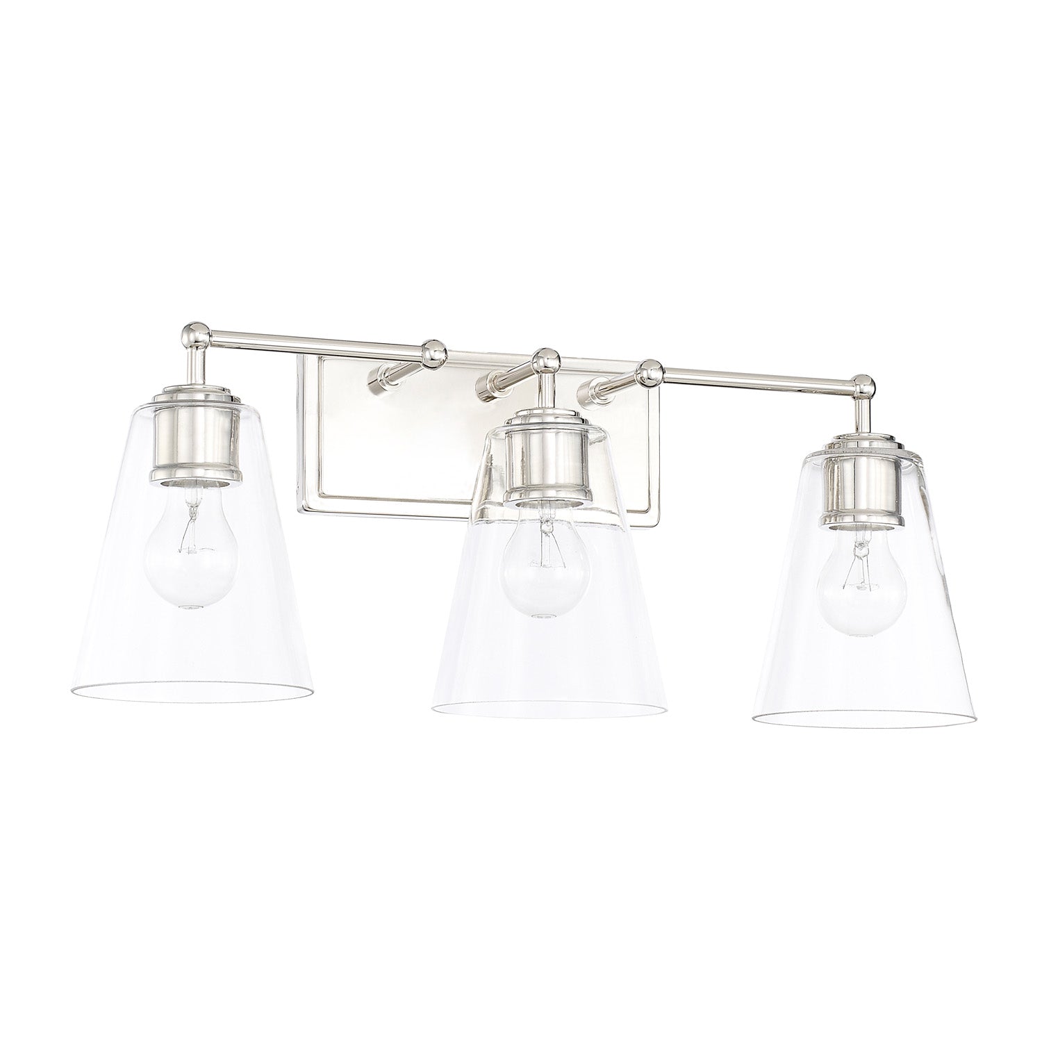 Capital Lighting - 121731PN-431 - Three Light Vanity - Murphy - Polished Nickel