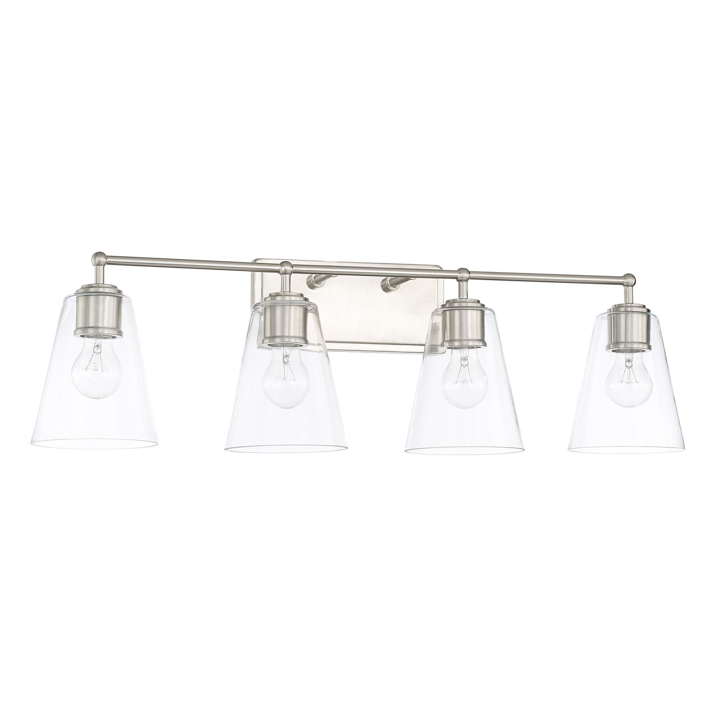 Capital Lighting - 121741BN-431 - Four Light Vanity - Murphy - Brushed Nickel