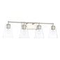 Capital Lighting - 121741BN-431 - Four Light Vanity - Murphy - Brushed Nickel