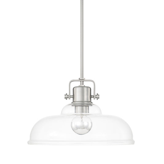 Capital Lighting - 319911BN - One Light Pendant - Jack - Brushed Nickel