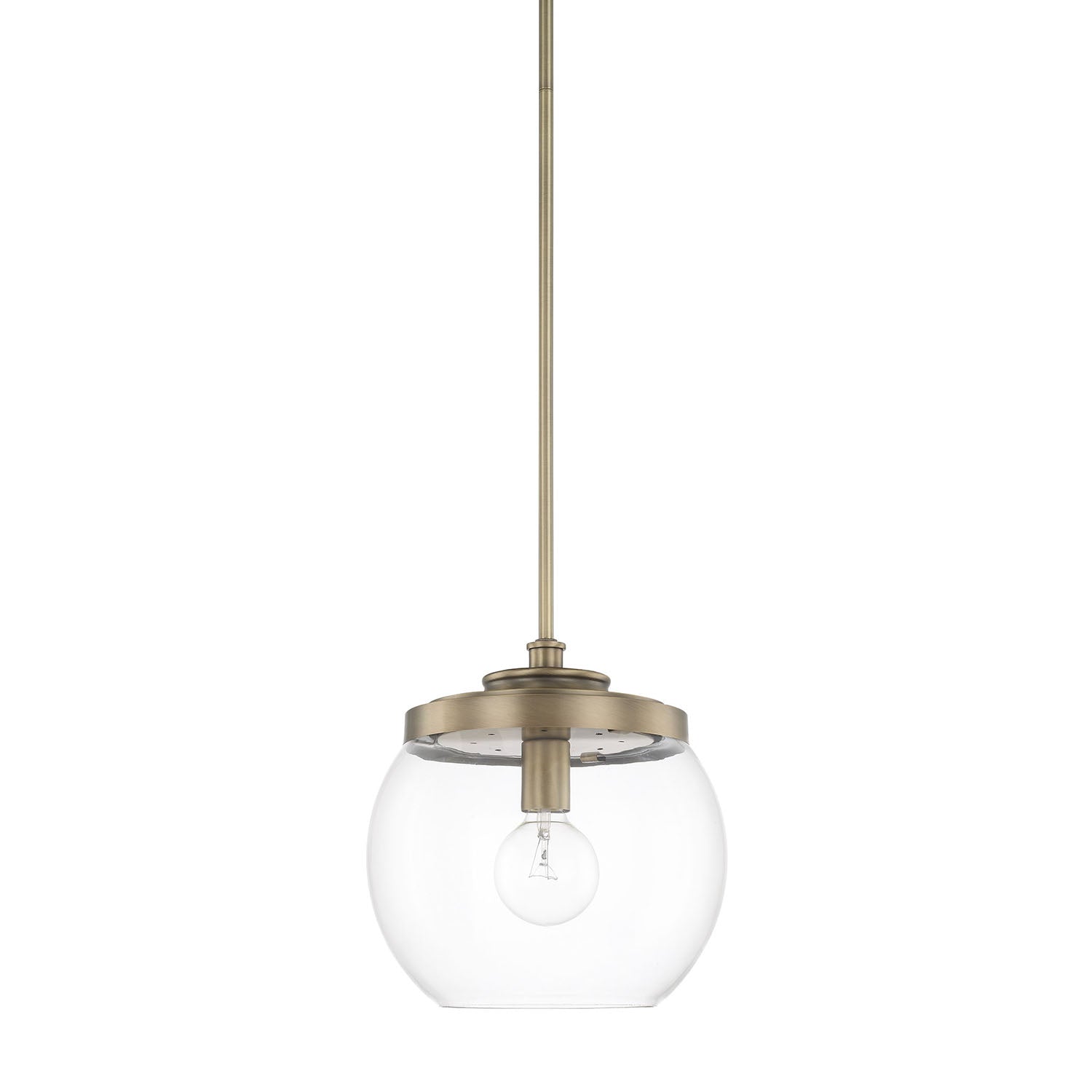 Capital Lighting - 321111AD - One Light Pendant - Mid Century - Aged Brass