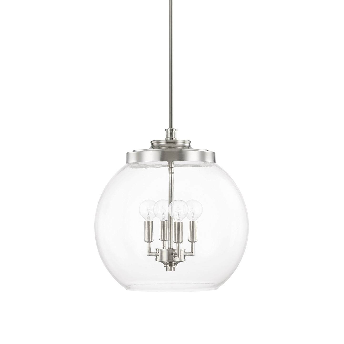 Capital Lighting - 321142PN - Four Light Pendant - Mid Century - Polished Nickel