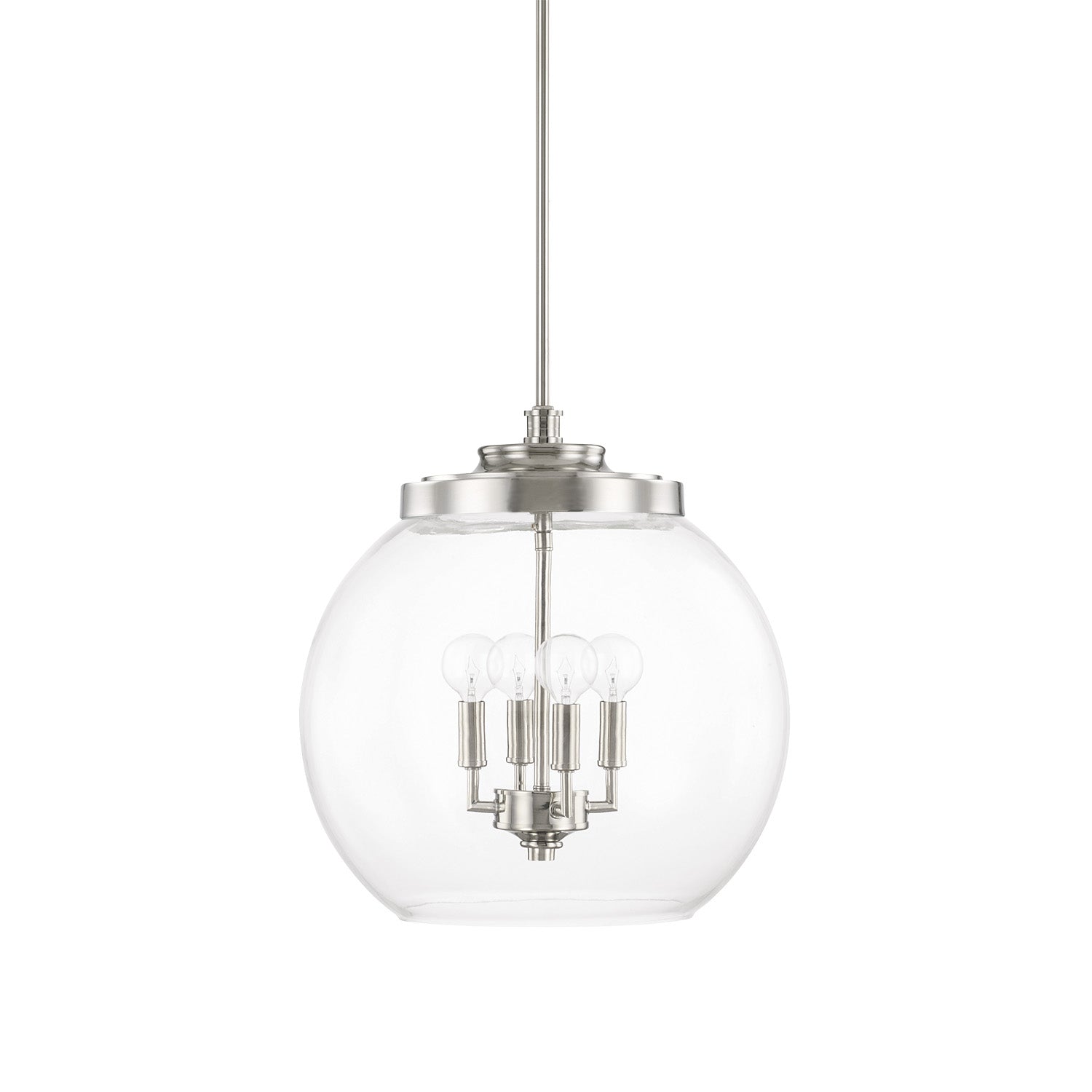 Capital Lighting - 321142PN - Four Light Pendant - Mid Century - Polished Nickel