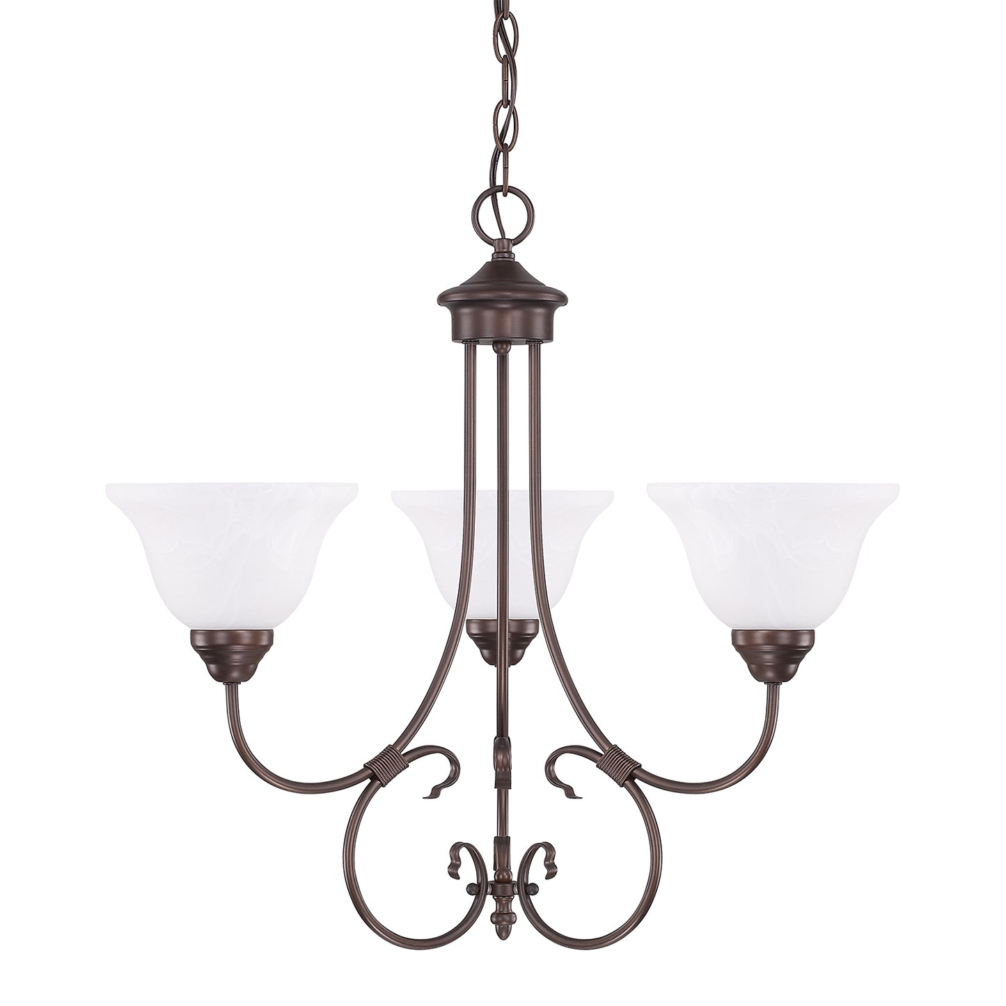 Capital Lighting - 3223BZ-220 - Three Light Chandelier - Hometown - Bronze