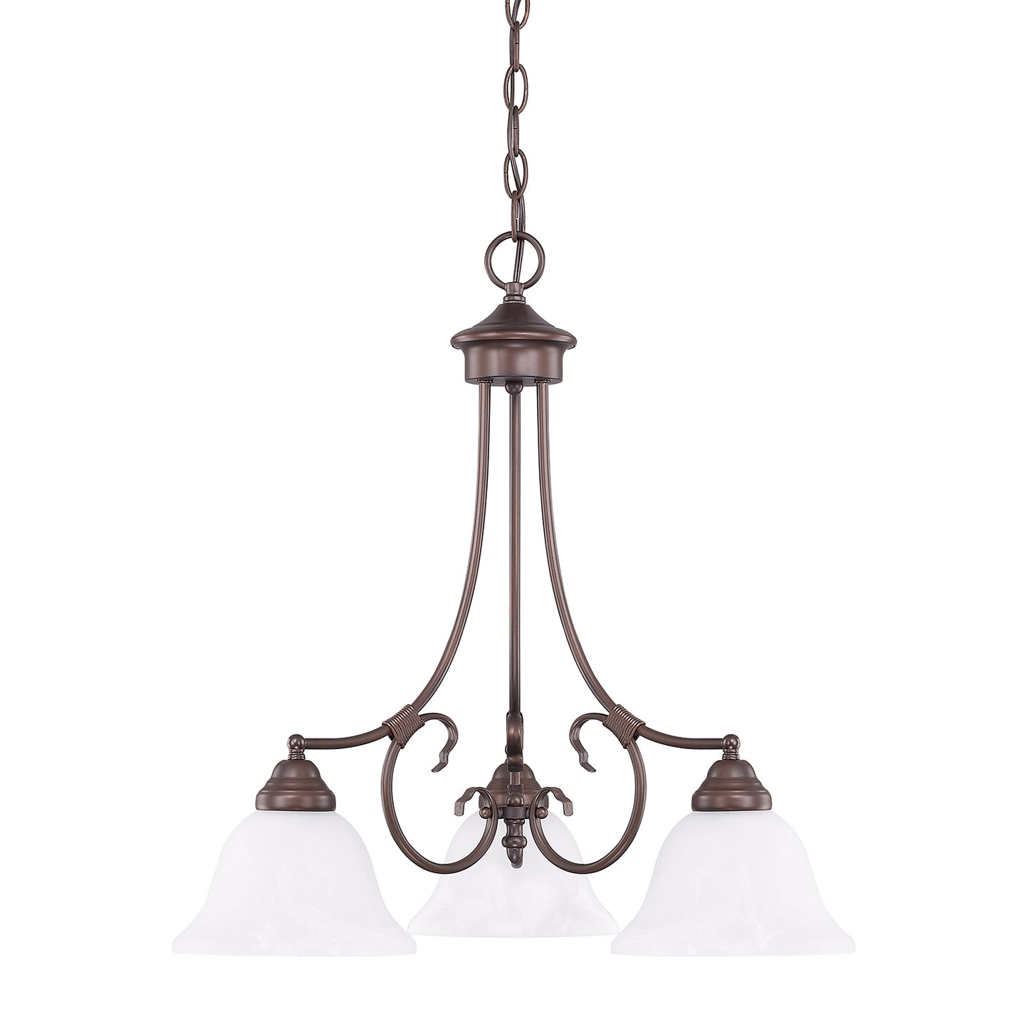 Capital Lighting - 3224BZ-220 - Three Light Chandelier - Hometown - Bronze