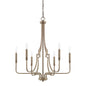 Capital Lighting - 419361AD - Six Light Chandelier - Dawson - Aged Brass