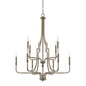 Capital Lighting - 419391AD - Ten Light Chandelier - Dawson - Aged Brass