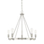 Capital Lighting - 420061BN - Five Light Chandelier - Tanner - Brushed Nickel