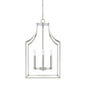 Capital Lighting - 520443PN - Four Light Foyer Pendant - Wright - Polished Nickel