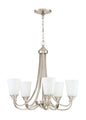 Craftmade - 41925-BNK - Five Light Chandelier - Grace - Brushed Polished Nickel