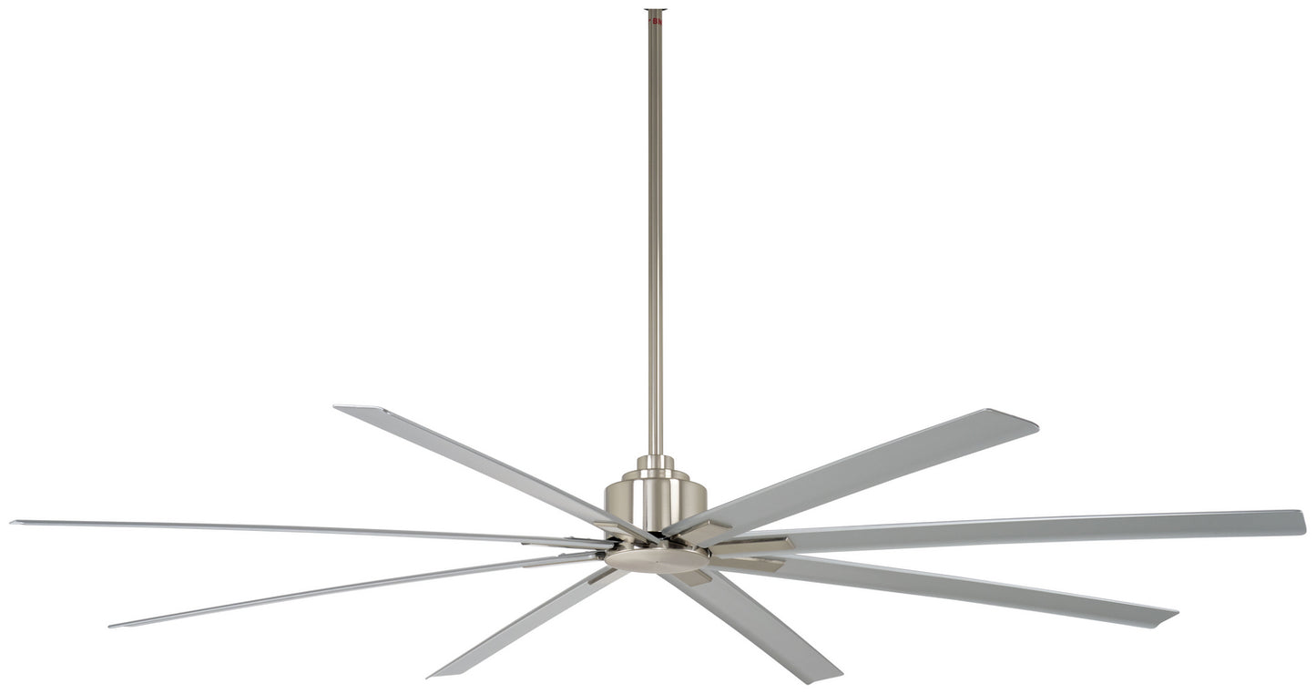 Minka Aire - F896-84-BNW - 84"Outdoor Ceiling Fan - Xtreme H2O - Brushed Nickel Wet