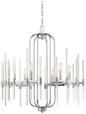 Minka-Lavery - 3097-77 - Six Light Chandelier - Pillar - Chrome