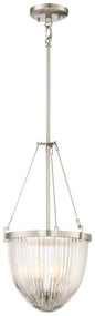 Minka-Lavery - 2323-84 - Three Light Pendant - Atrio - Brushed Nickel