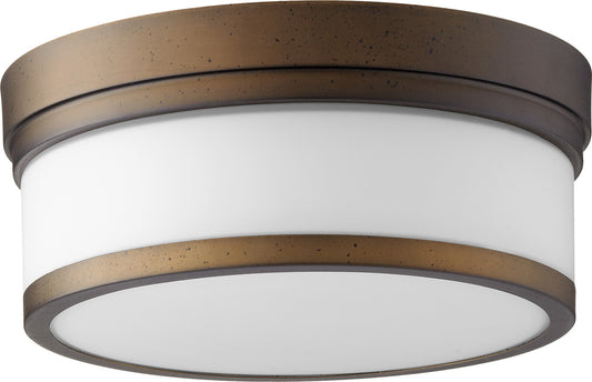 Quorum - 3509-12-86 - Two Light Ceiling Mount - Celeste - Oiled Bronze