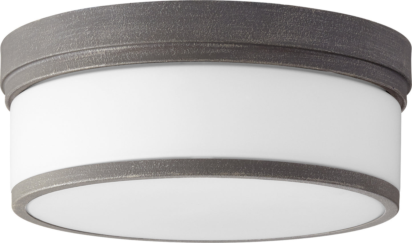 Quorum - 3509-14-17 - Three Light Ceiling Mount - Celeste - Zinc