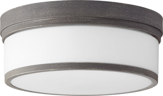Quorum - 3509-14-17 - Three Light Ceiling Mount - Celeste - Zinc
