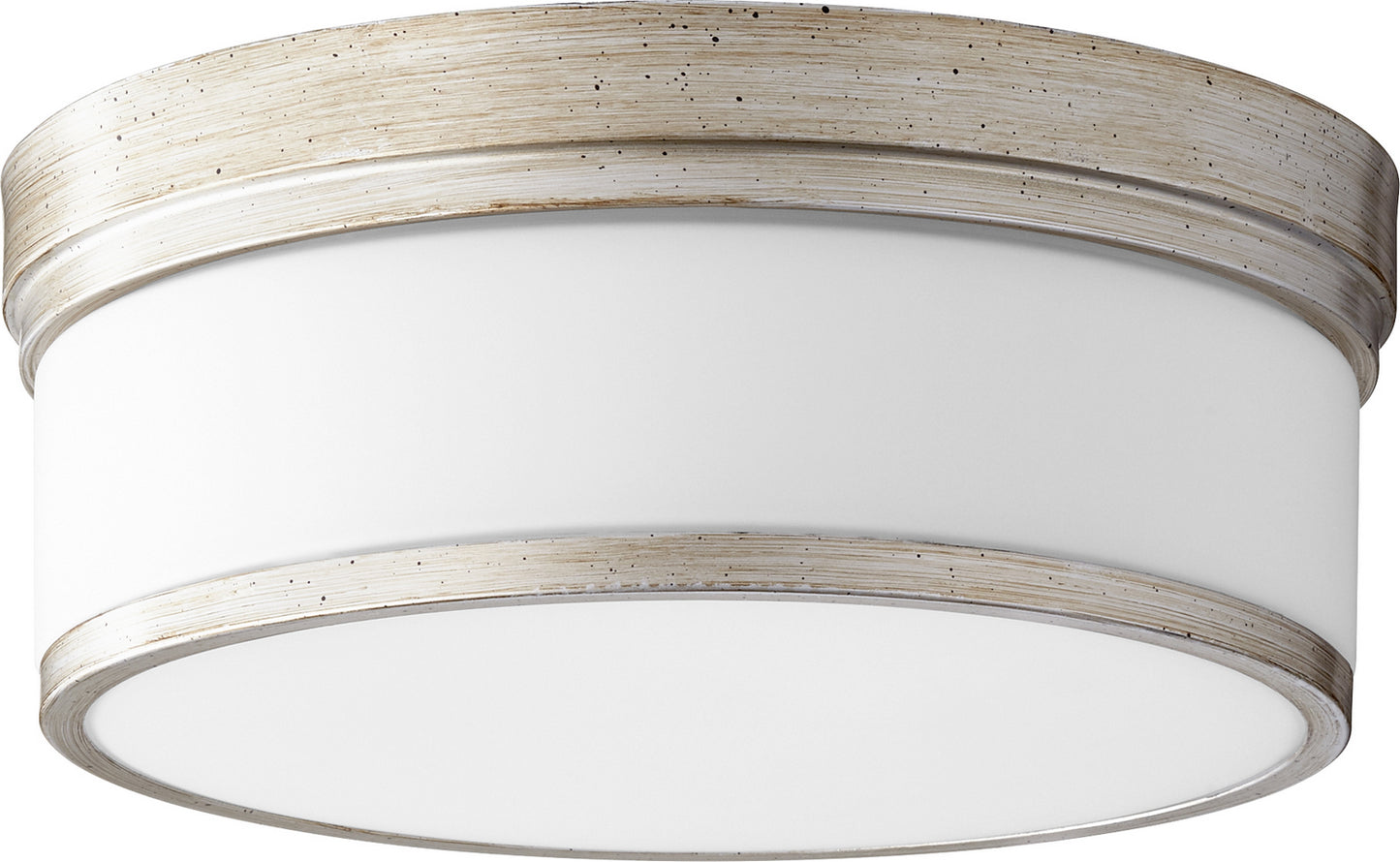 Quorum - 3509-14-60 - Three Light Ceiling Mount - Celeste - Aged Silver Leaf