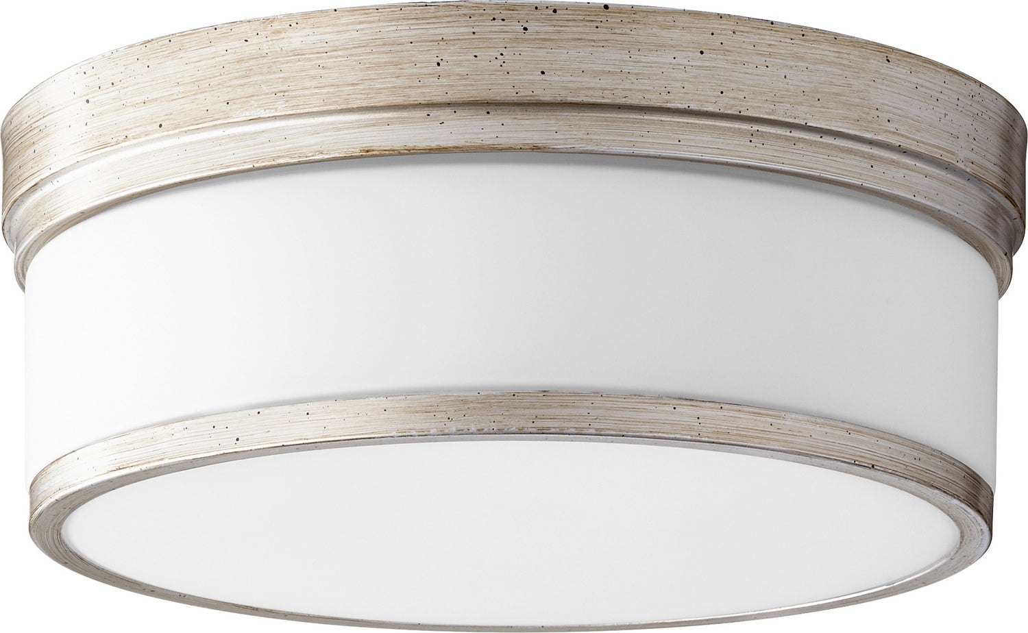 Quorum - 3509-14-60 - Three Light Ceiling Mount - Celeste - Aged Silver Leaf