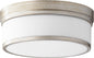 Quorum - 3509-14-60 - Three Light Ceiling Mount - Celeste - Aged Silver Leaf