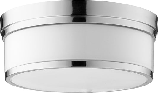 Quorum - 3509-14-62 - Three Light Ceiling Mount - Celeste - Polished Nickel