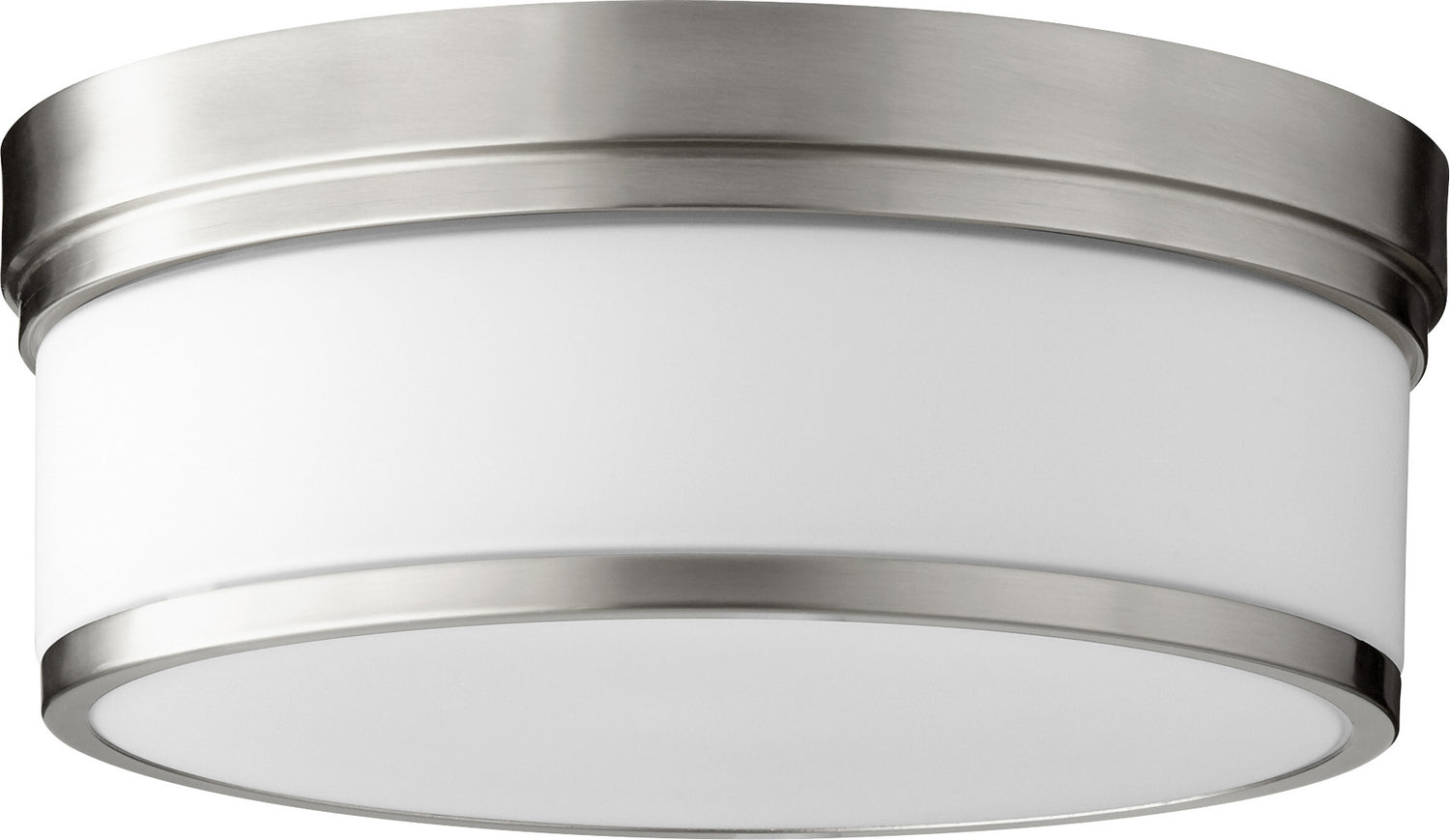 Quorum - 3509-14-65 - Three Light Ceiling Mount - Celeste - Satin Nickel