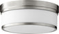 Quorum - 3509-14-65 - Three Light Ceiling Mount - Celeste - Satin Nickel